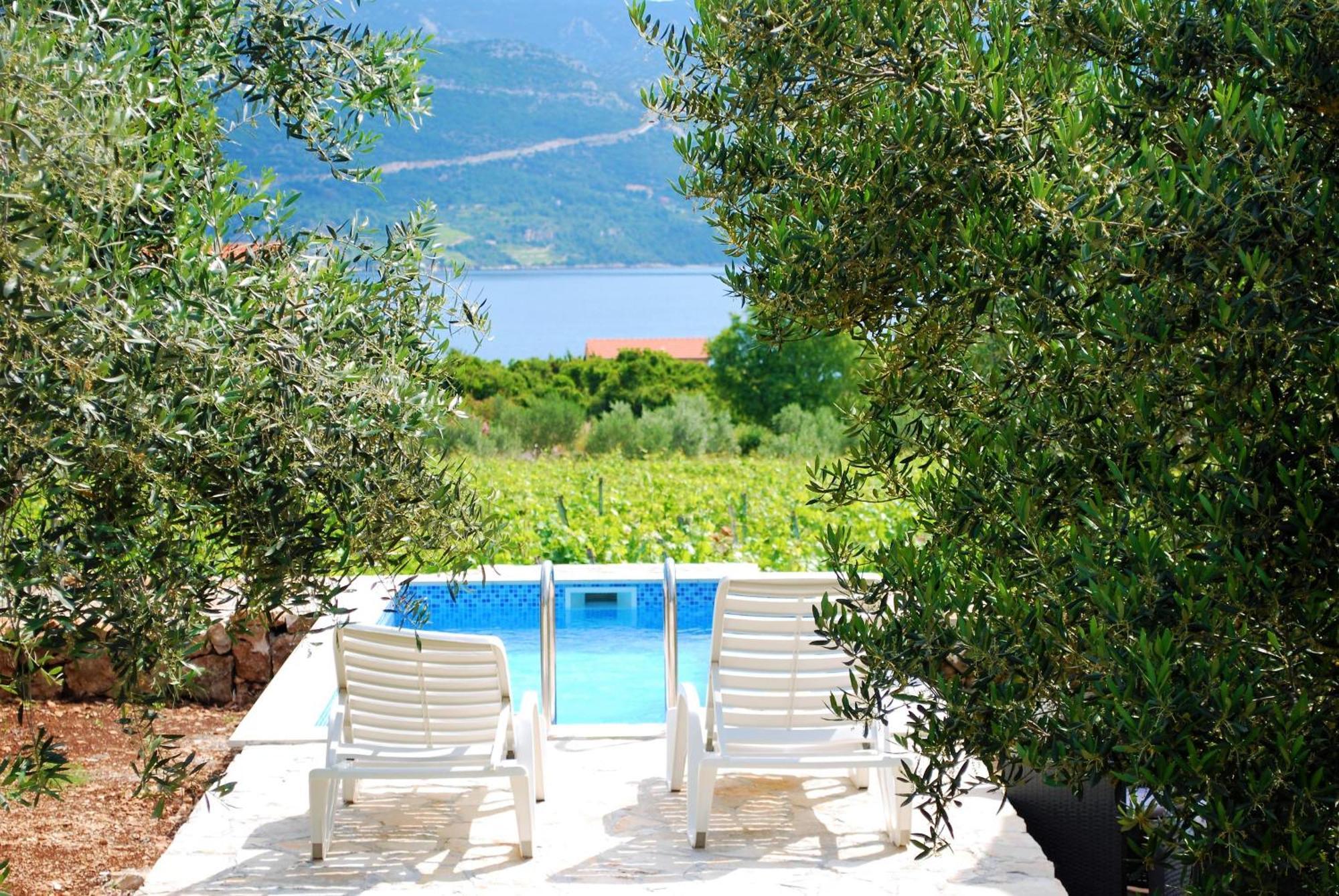 Vineyard House & Olive Grove House Villa Račišće Eksteriør billede
