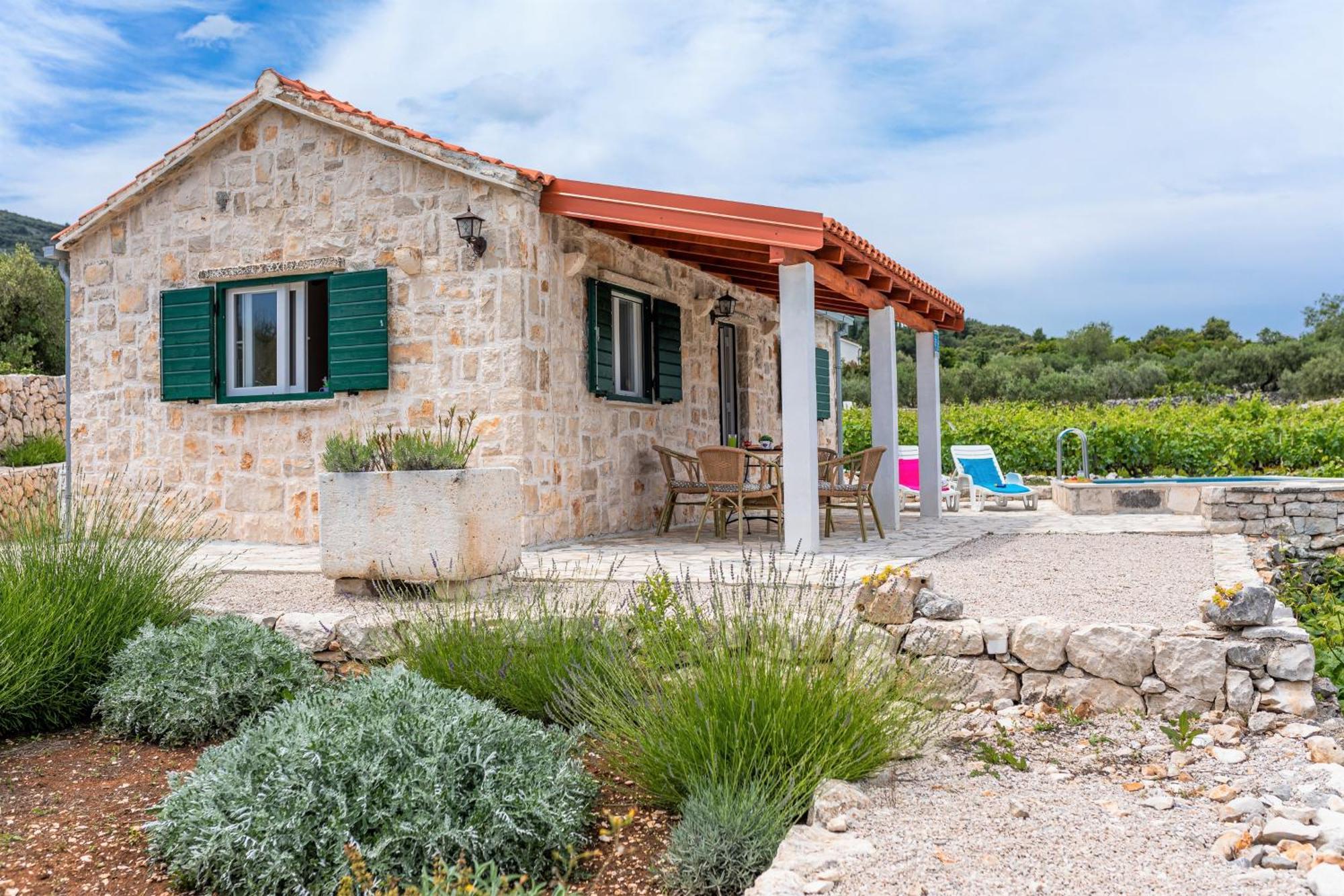 Vineyard House & Olive Grove House Villa Račišće Eksteriør billede
