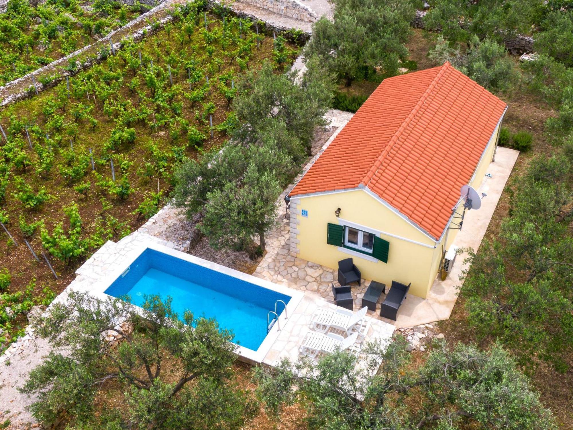 Vineyard House & Olive Grove House Villa Račišće Eksteriør billede
