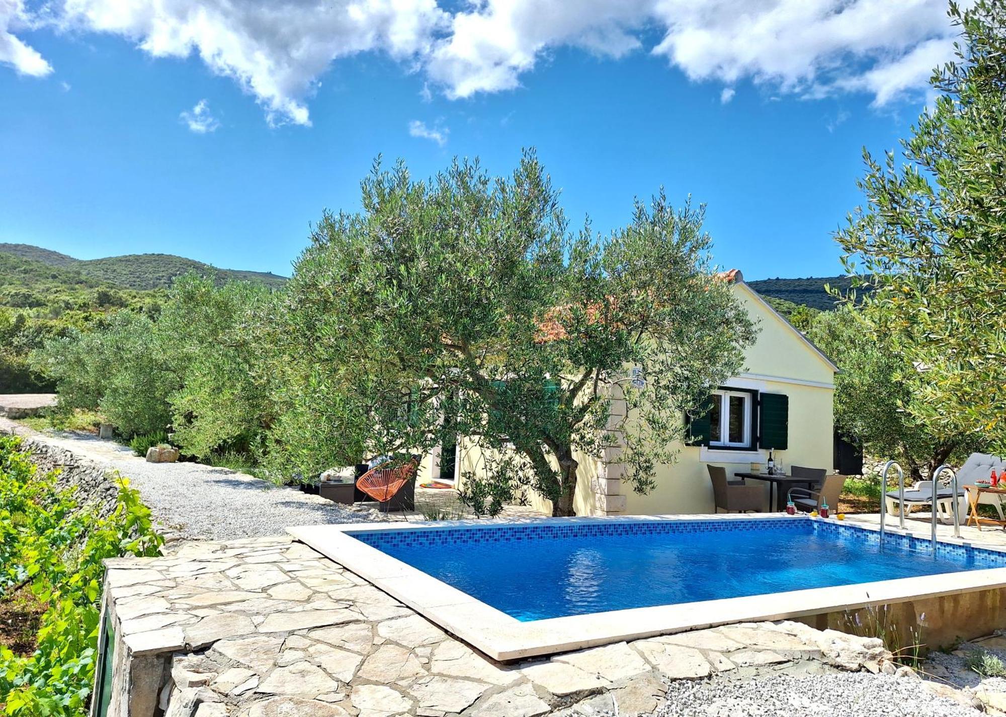Vineyard House & Olive Grove House Villa Račišće Eksteriør billede