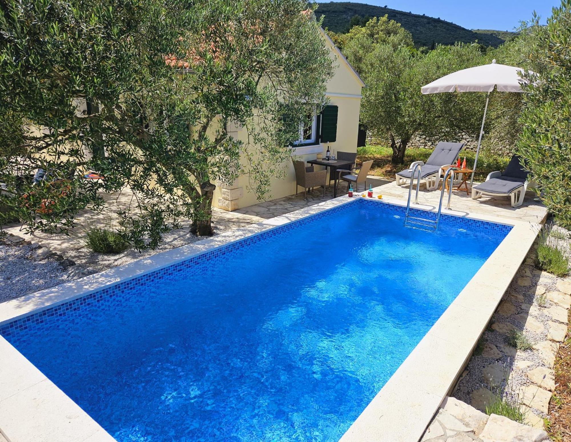 Vineyard House & Olive Grove House Villa Račišće Eksteriør billede