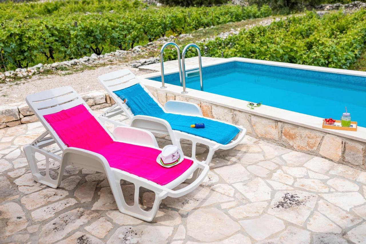 Vineyard House & Olive Grove House Villa Račišće Eksteriør billede
